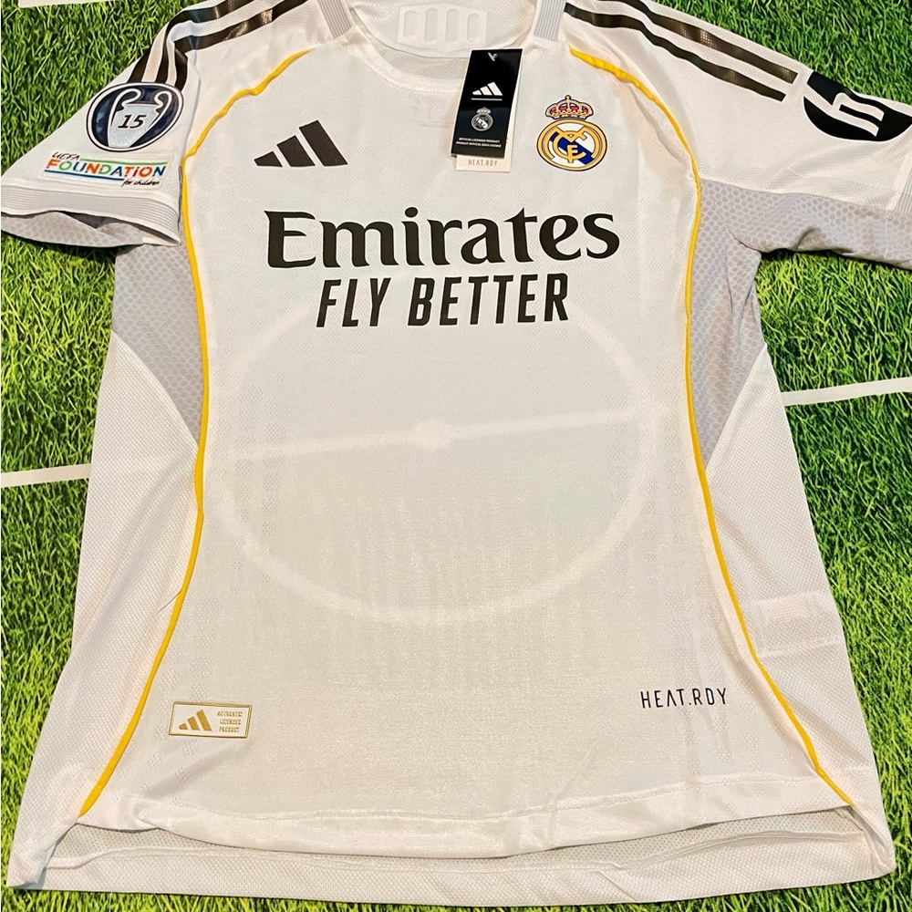 Real Madrid Adidas Soccer Jersey 25-26